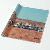 Navajo Native American life on a reservation in Ar Cadeaupapier (Uitgerold)