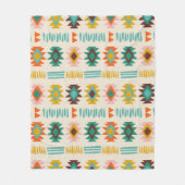 Navajo Native American Pattern Fleece Deken (Voorkant)