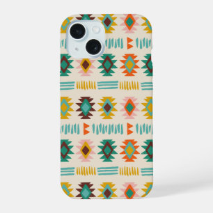 Navajo Native American Pattern iPhone 15 Case