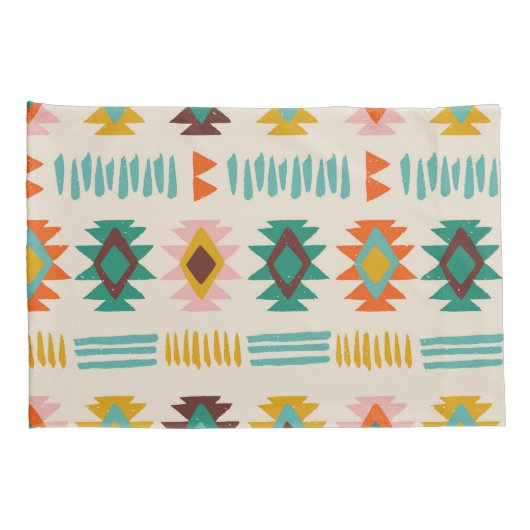 Navajo Native American Pattern Kussensloop (Achterkant-Rechts)