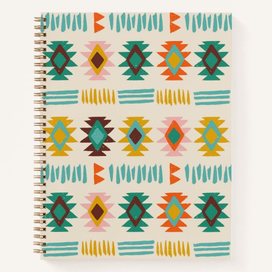 Navajo Native American Pattern Notitieboek (Voorkant)