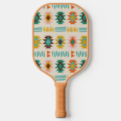 Navajo Native American Pattern Pickleball Paddle (Voorkant)