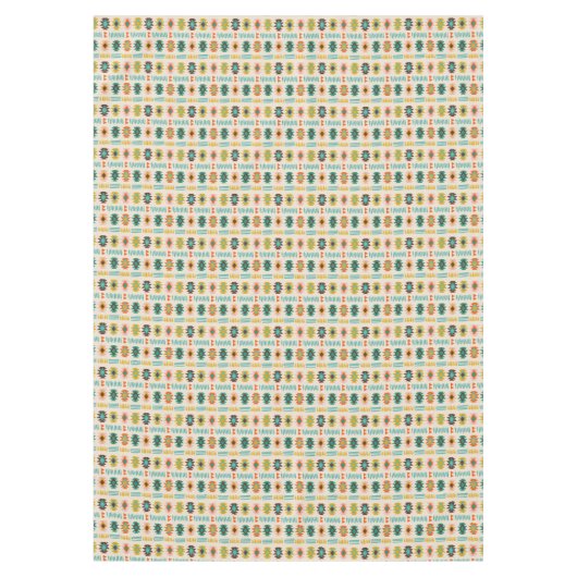 Navajo Native American Pattern Tafelkleed (Voorkant)