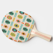 Navajo Native American Pattern Tafeltennisbatje (Zijkant)