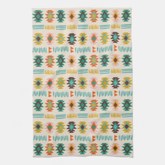 Navajo Native American Pattern Theedoek (Verticaal)
