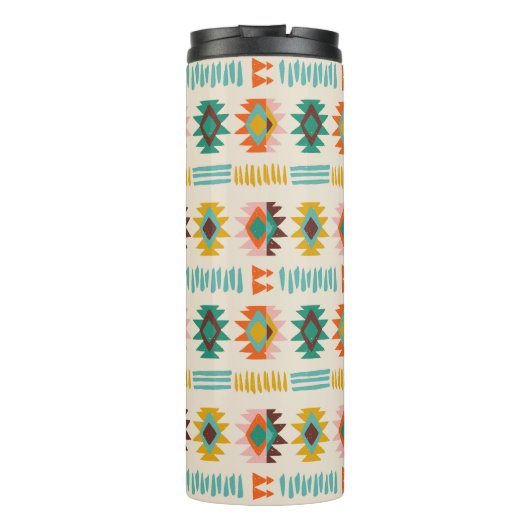 Navajo Native American Pattern Thermosbeker (Achterkant)