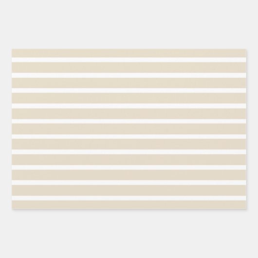 Navajo Neutral Stripes Inpakpapier Vel (Voorkant 2)