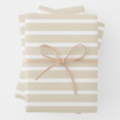 Navajo Neutral Stripes Inpakpapier Vel (In situ)