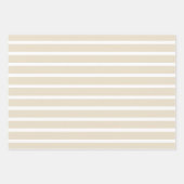 Navajo Neutral Stripes Inpakpapier Vel (Voorkant)
