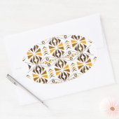 Navajo Ovale Sticker (Envelop)