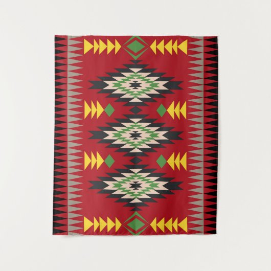 Navajo Pattern-1 Tapestry Wandkleed (Voorkant)
