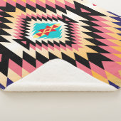 Navajo Pattern-2 Sherpa Blanket Sherpa Deken (3/4)