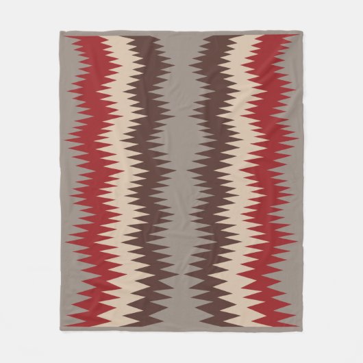 Navajo Pattern-3 Fleece Blanket Deken (Voorkant)