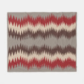 Navajo Pattern-3 Fleece Blanket Deken (Voorkant (Horizontaal))