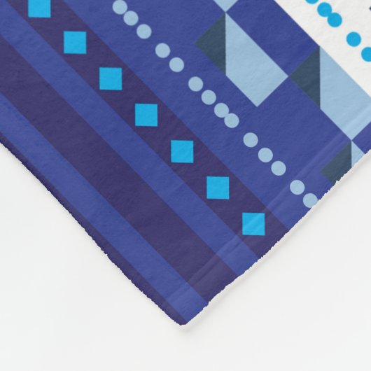 Navajo Pattern Design-11 Blanket Fleece Deken (Hoek)