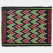 Navajo Pattern Design-11 Blanket Fleece Deken (Voorkant (Horizontaal))
