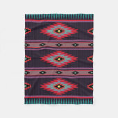 Navajo Pattern Design-7 Blanket Fleece Deken (Voorkant)