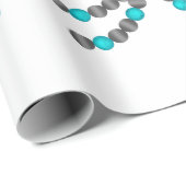 Navajo Pearl Bow met Turquoise inpakpapier (Rol Hoek)