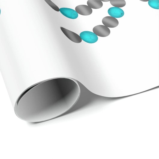 Navajo Pearl Bow met Turquoise inpakpapier (Rol Hoek)