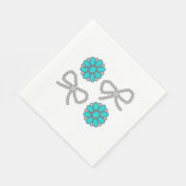 Navajo Pearl Bow Napkins Servet (Hoek)