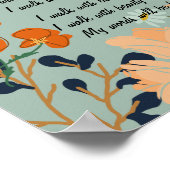 Navajo Prayer loopt in het Poster Beauty (Hoek)