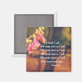 Navajo Prayer Walk in Beauty Magnet (Voorkant / Achterkant)