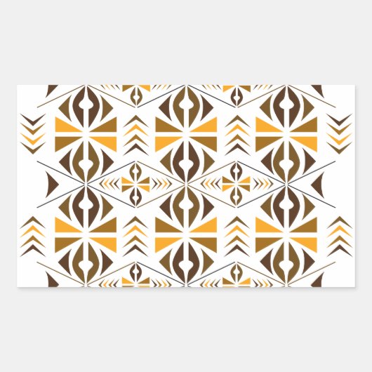 Navajo Rechthoekige Sticker (Voorkant)