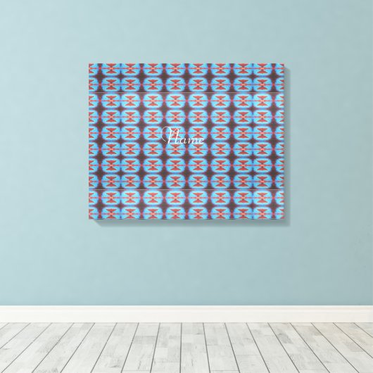 Navajo red rocks Thunder_Cove Canvas Afdruk (Insitu (Houten vloer))