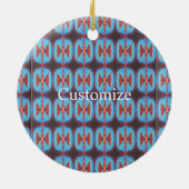 Navajo red rocks Thunder_Cove Keramisch Ornament (Achterkant)