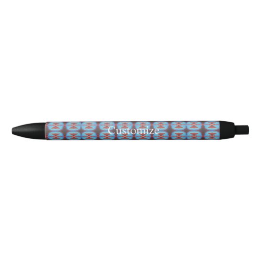 Navajo red rocks Thunder_Cove Zwarte Inkt Pen (Voorkant)