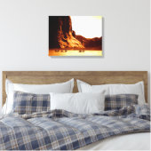 Navajo Riders in Canyon de Chelly 1904 , door Edwa Canvas Afdruk (Insitu (Slaapkamer))