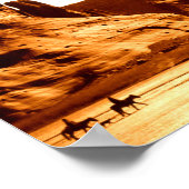 Navajo Riders in Canyon de Chelly 1904 , door Edwa Poster (Hoek)