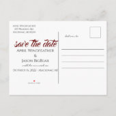 Navajo Rugs | De bekendmaking van de datum opslaan Aankondigingskaart (Achterkant)