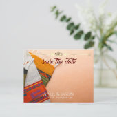 Navajo Rugs | De bekendmaking van de datum opslaan Aankondigingskaart (Staand voorkant)