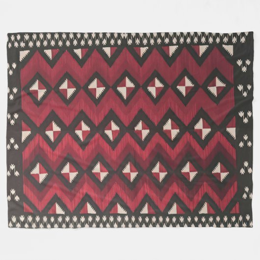 NAVAJO SADDLE BLANKET REPRINT FROM 1920 FLEECE DEKEN (Voorkant (Horizontaal))