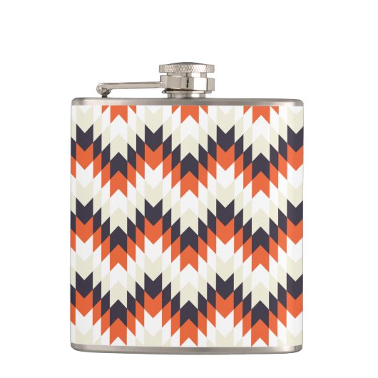 Navajo stijl kunst heupfles (Voorkant)