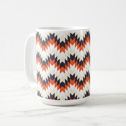 Navajo stijl kunst koffiemok (Voorkant links)