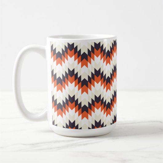 Navajo stijl kunst koffiemok (Links)