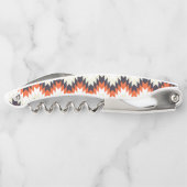 Navajo stijl kunst kurkentrekker (Achterkant)