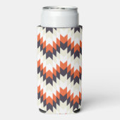 Navajo stijl kunst seltzer blikjeskoeler (Seltzer Achterkant)