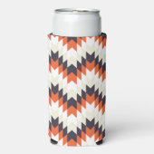 Navajo stijl kunst seltzer blikjeskoeler (Seltzer Voorkant)