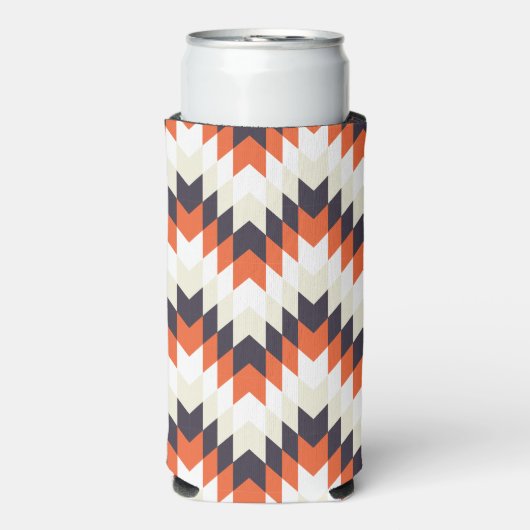 Navajo stijl kunst seltzer blikjeskoeler (Seltzer Voorkant)