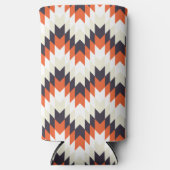 Navajo stijl kunst seltzer blikjeskoeler (Voorkant)