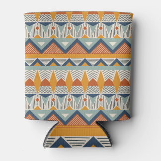 Navajo stijl naadloos patroon ontwerp blikjeskoeler