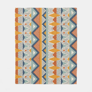 Navajo stijl naadloos patroon ontwerp fleece deken
