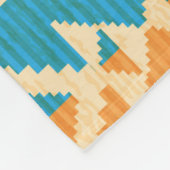 Navajo style abstract seamless pattern with eagle  fleece deken (Hoek)