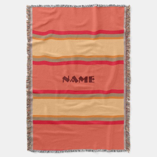 "Navajo" Style Fleece Throw Blanket Deken (Voorkant Verticaal)