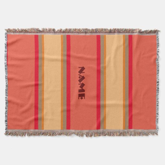 "Navajo" Style Fleece Throw Blanket Deken (Voorkant)