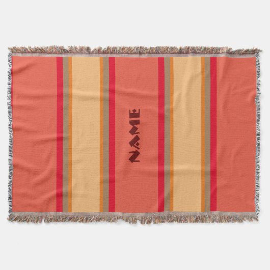 "Navajo" Style Fleece Throw Blanket Deken (Voorkant)