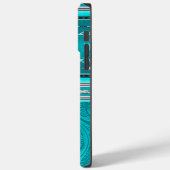 Navajo Tribal Turquoise Faux Leather Tool Case-Mate iPhone Case (Achterkant / Links)